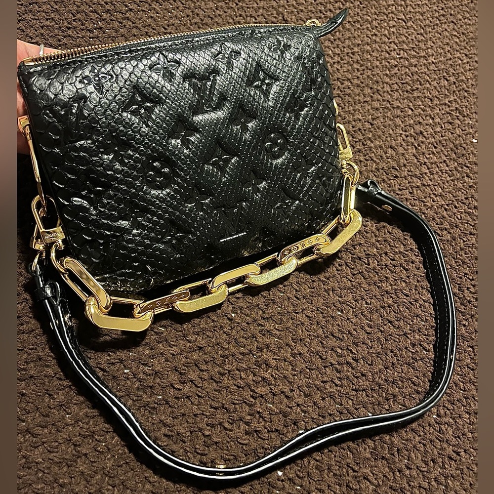 LV PYTHON LEATHER PURSE